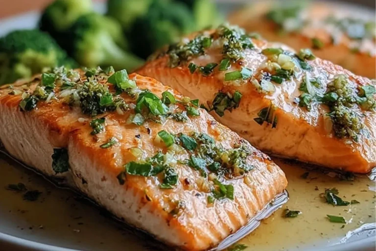 Easy Garlic Butter Baked Salmon