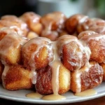 Easy Homemade Monkey Bread With Vanilla Glaze