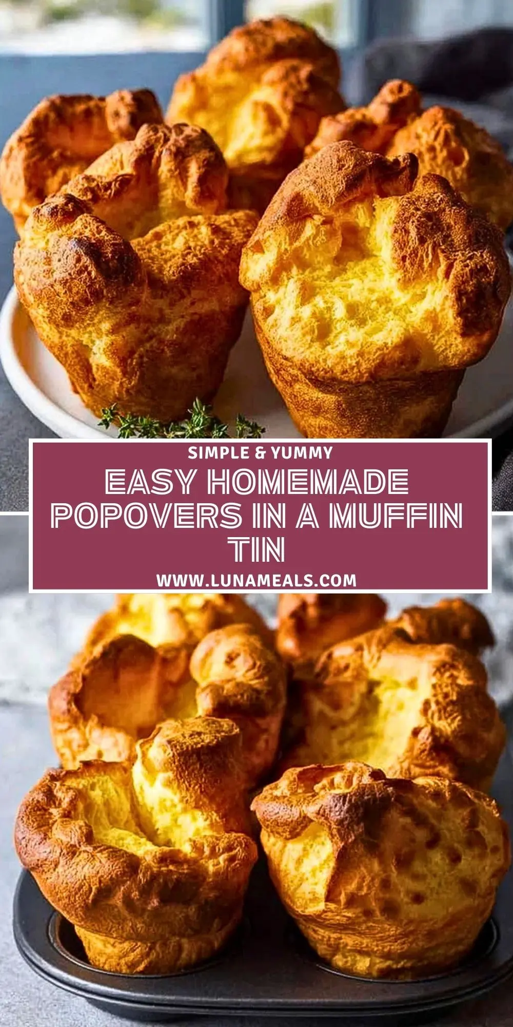 Easy Homemade Popovers in a Muffin Tin (2)