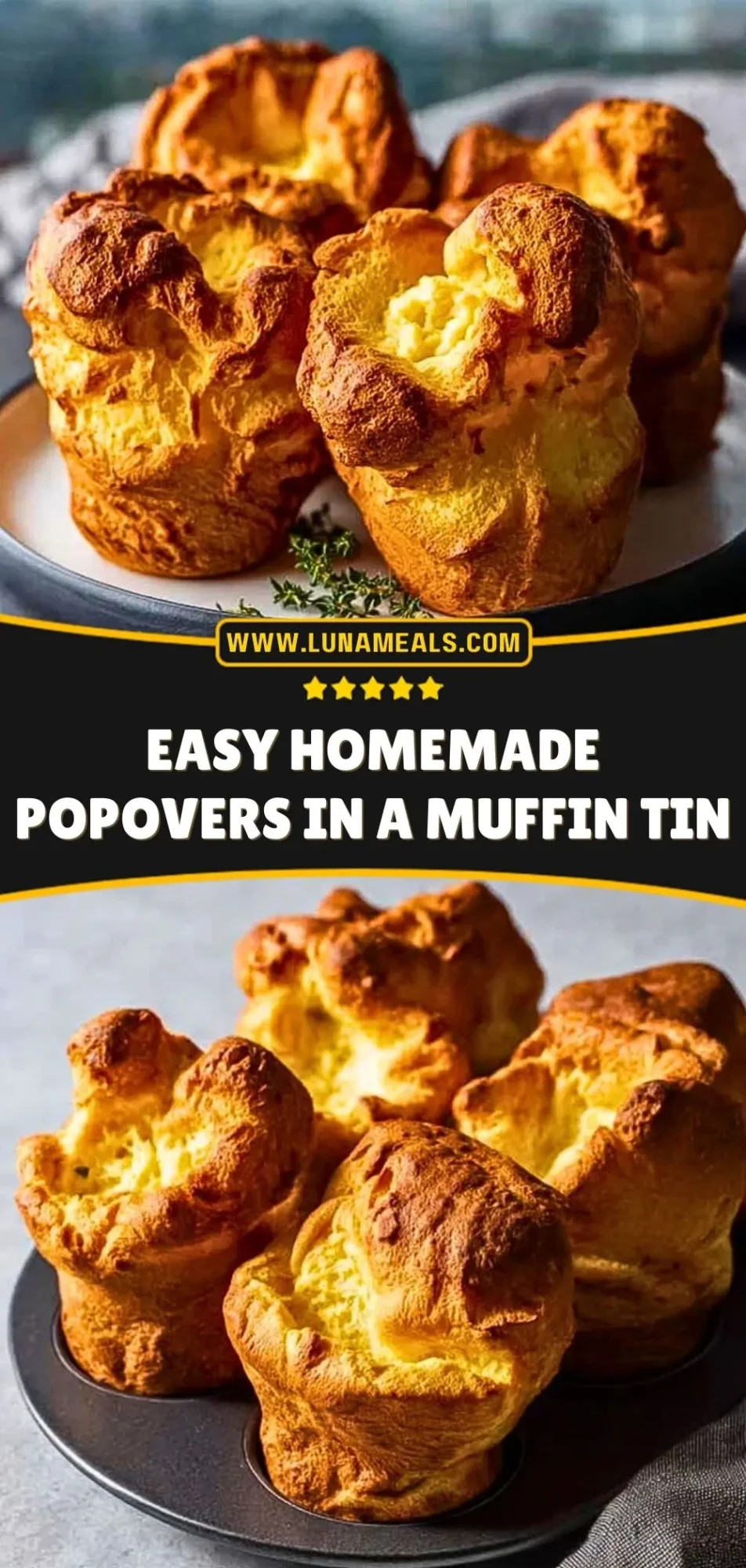 Easy Homemade Popovers in a Muffin Tin (3)