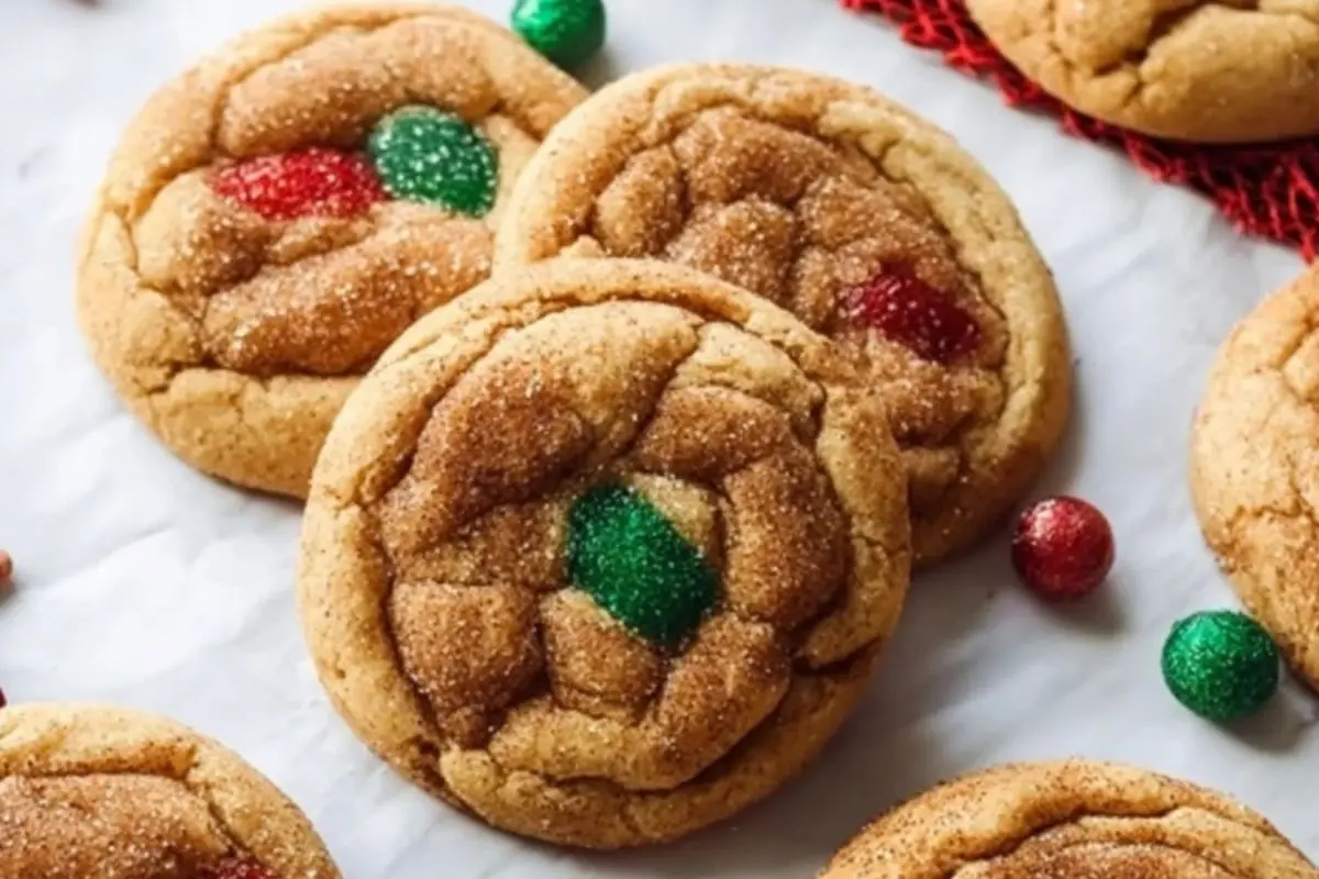Gluten Free Christmas Snickerdoodles