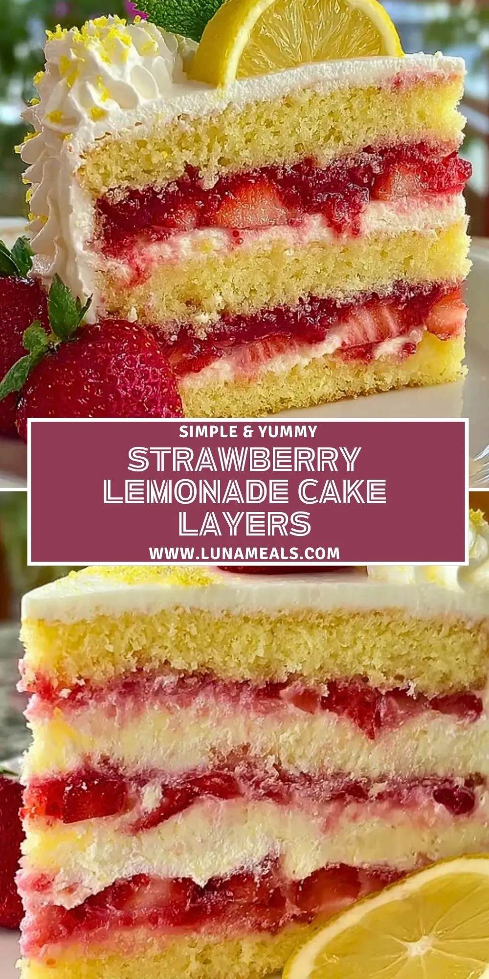 Strawberry Lemonade Cake Layers (2)