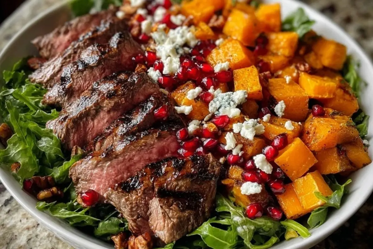Fall Harvest Steak Salad