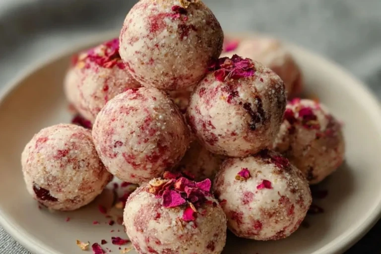 Strawberry Cheesecake Protein Balls