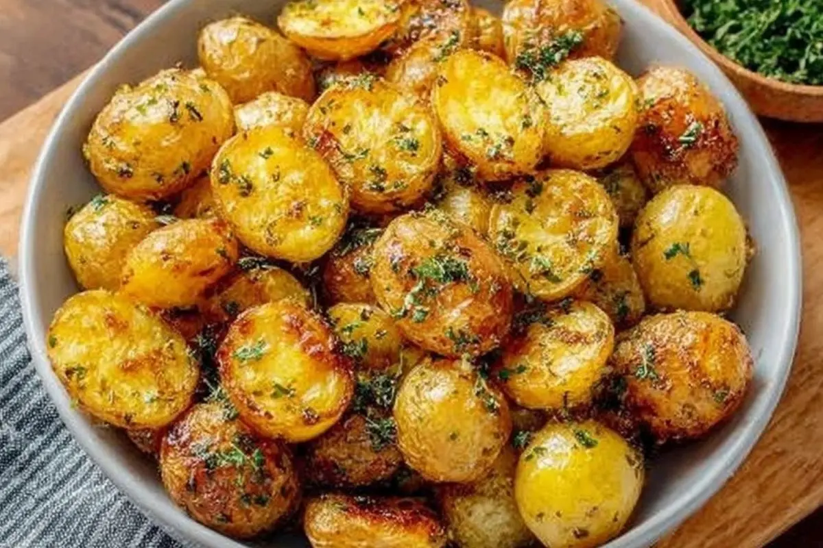 Crispy Oven Roasted Baby Potatoes