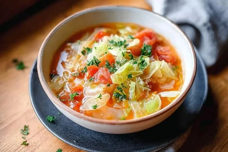 Healthy Fat-Burning Cabbage Soup