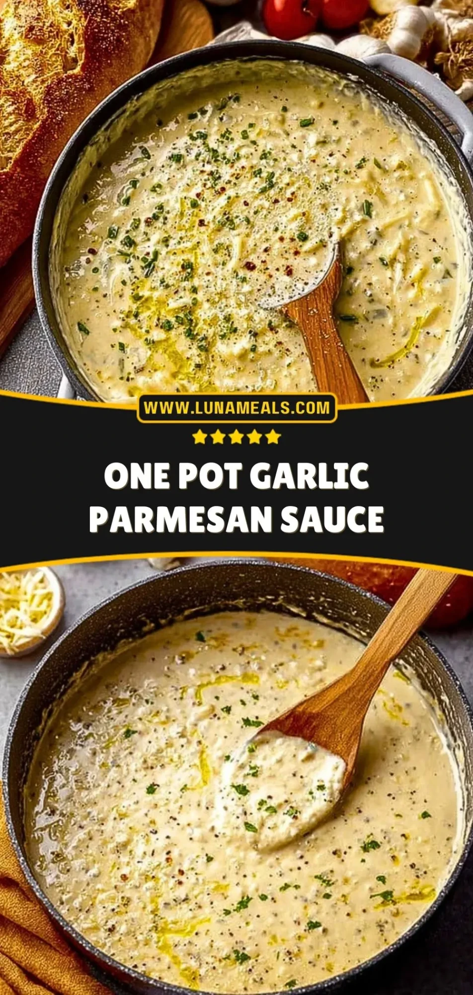 One Pot Garlic Parmesan Sauce (3)