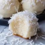 Coconut Snowball Cheesecake Bites
