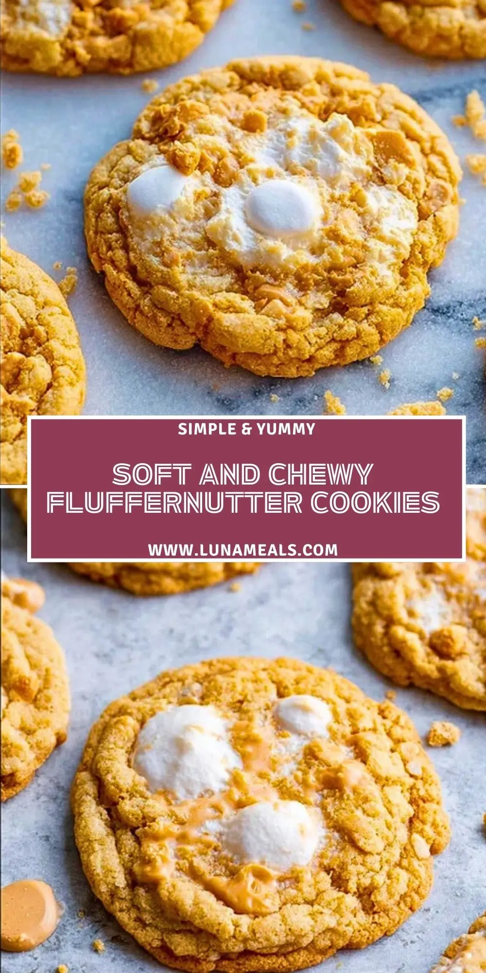 Soft and Chewy Fluffernutter Cookies (2)