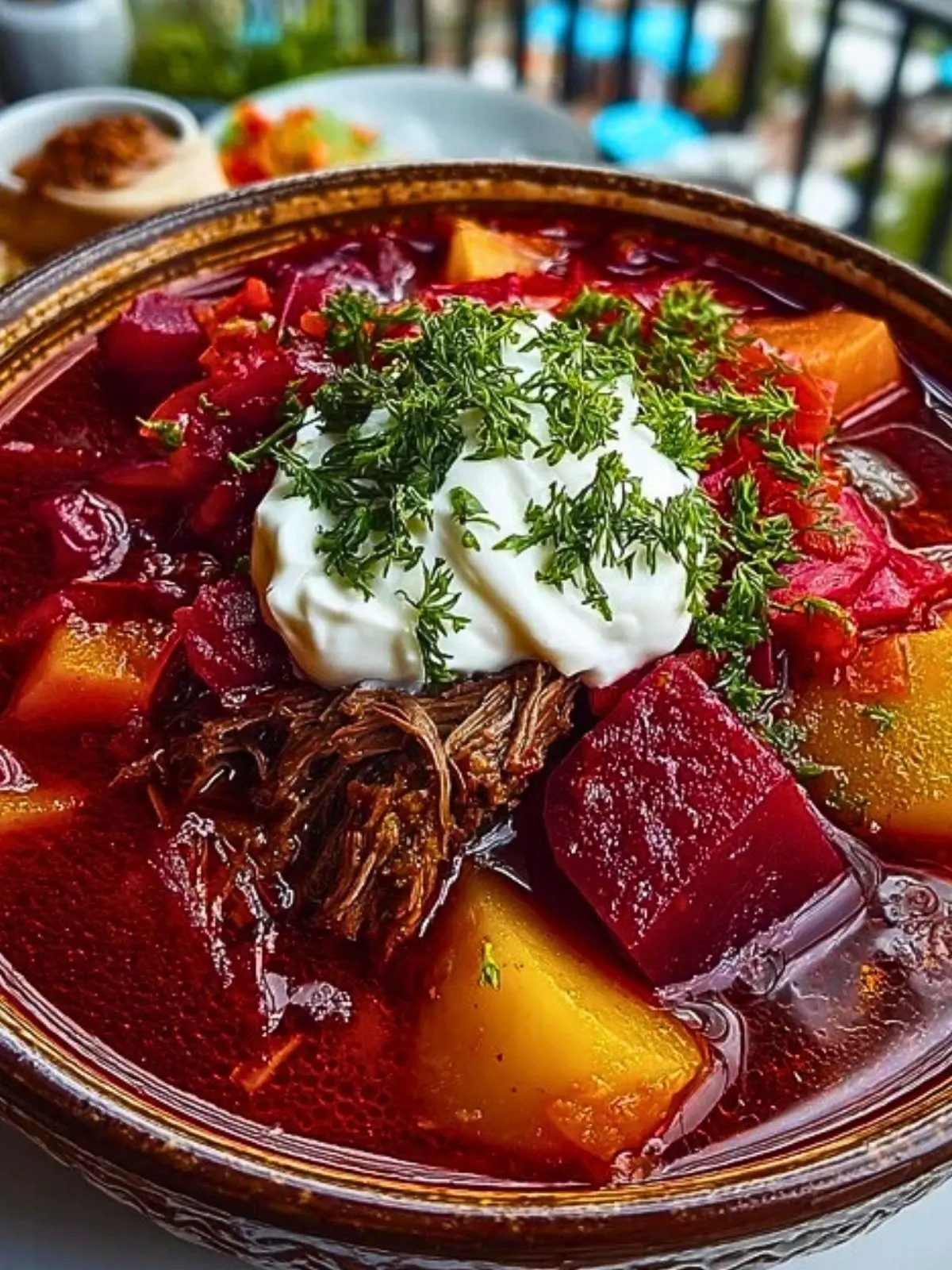 Authentic Ukrainian Borscht Soup (1)