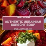 Authentic Ukrainian Borscht Soup (2)