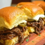 Crockpot Pot Roast Sliders