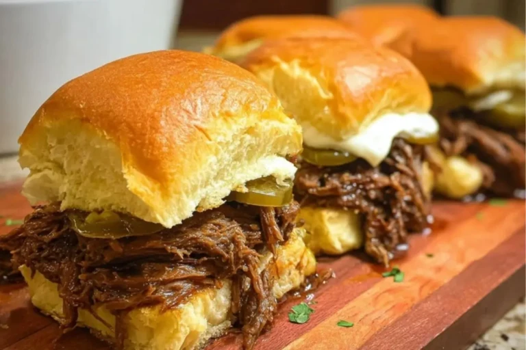 Crockpot Pot Roast Sliders