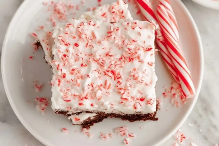 Peppermint Poke Cake