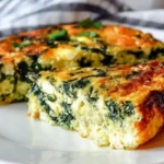 Easy Spinach and Cottage Cheese Breakfast Casserole