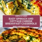 Easy Spinach and Cottage Cheese Breakfast Casserole (2)