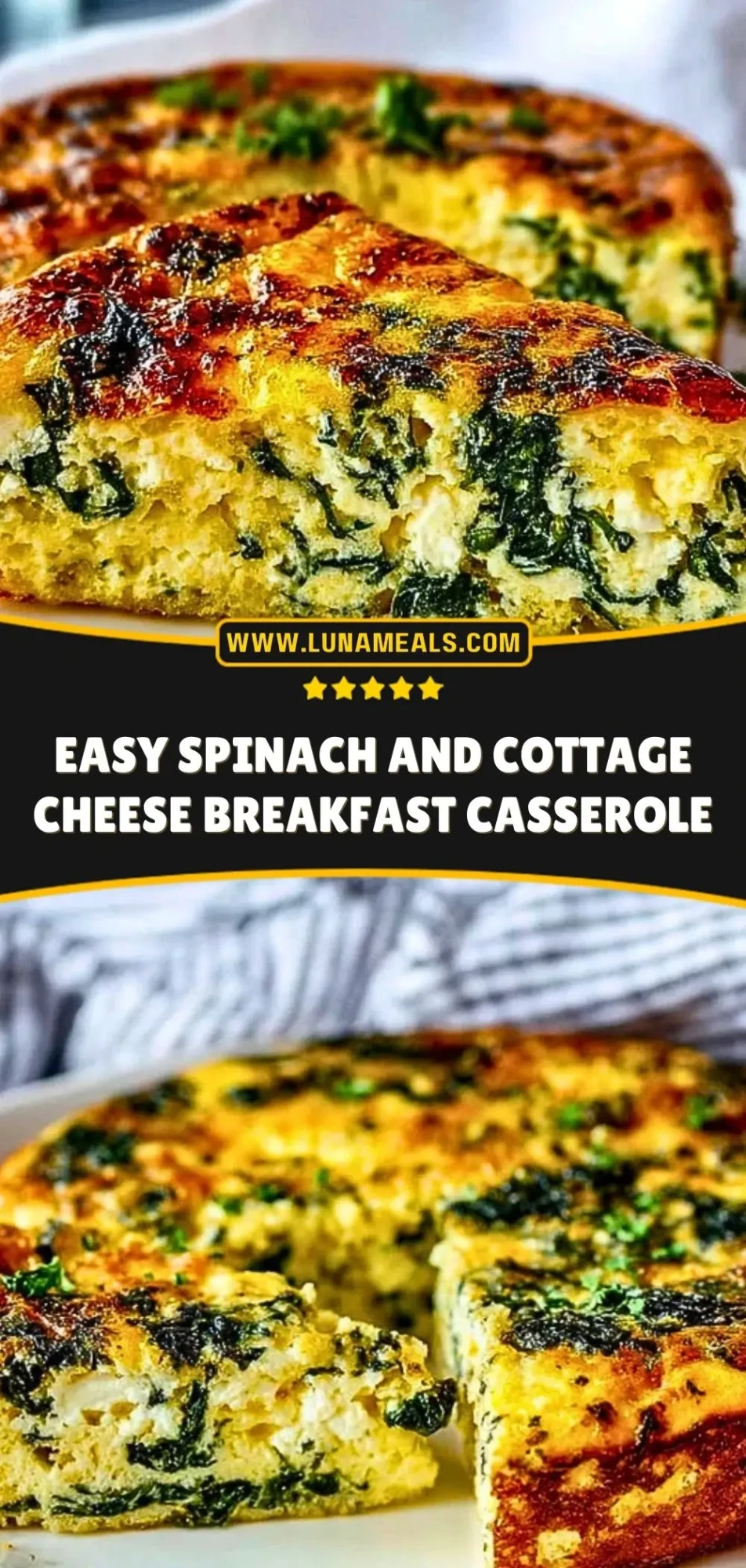 Easy Spinach and Cottage Cheese Breakfast Casserole (3)