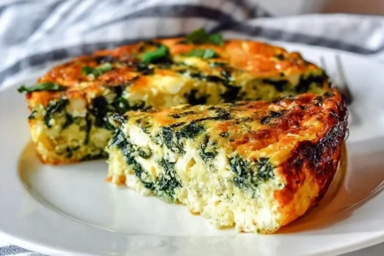 Easy Spinach and Cottage Cheese Breakfast Casserole