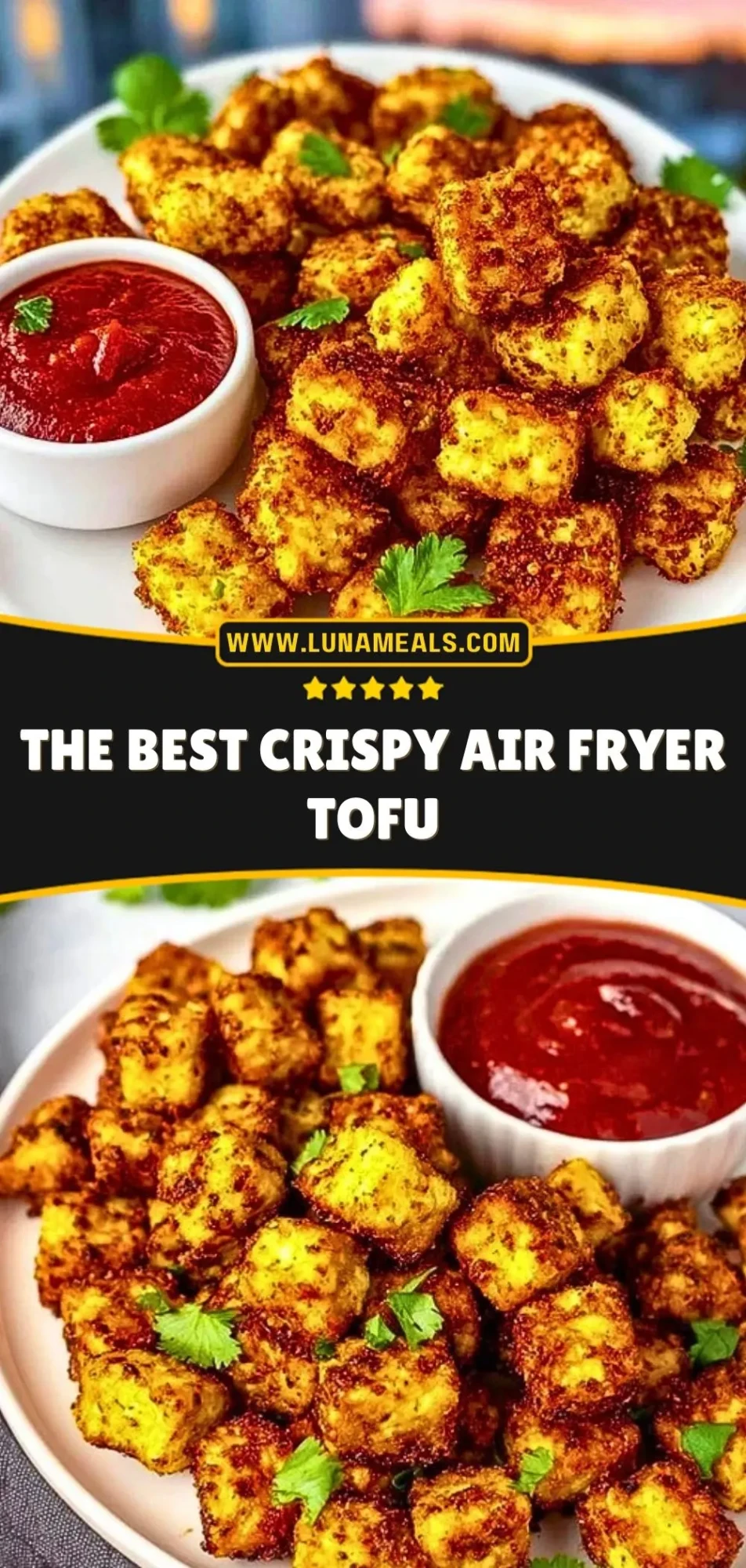 The Best Crispy Air Fryer Tofu (3)