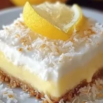 No-Bake Lemon Coconut Cheesecake Bars