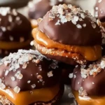 No-Bake Salted Caramel Pretzel Bites