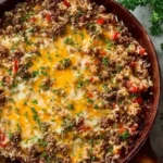 Perfect Ground Beef And Rice Skillet