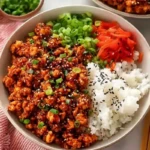 Protein Firecracker Ground Chicken Bowls