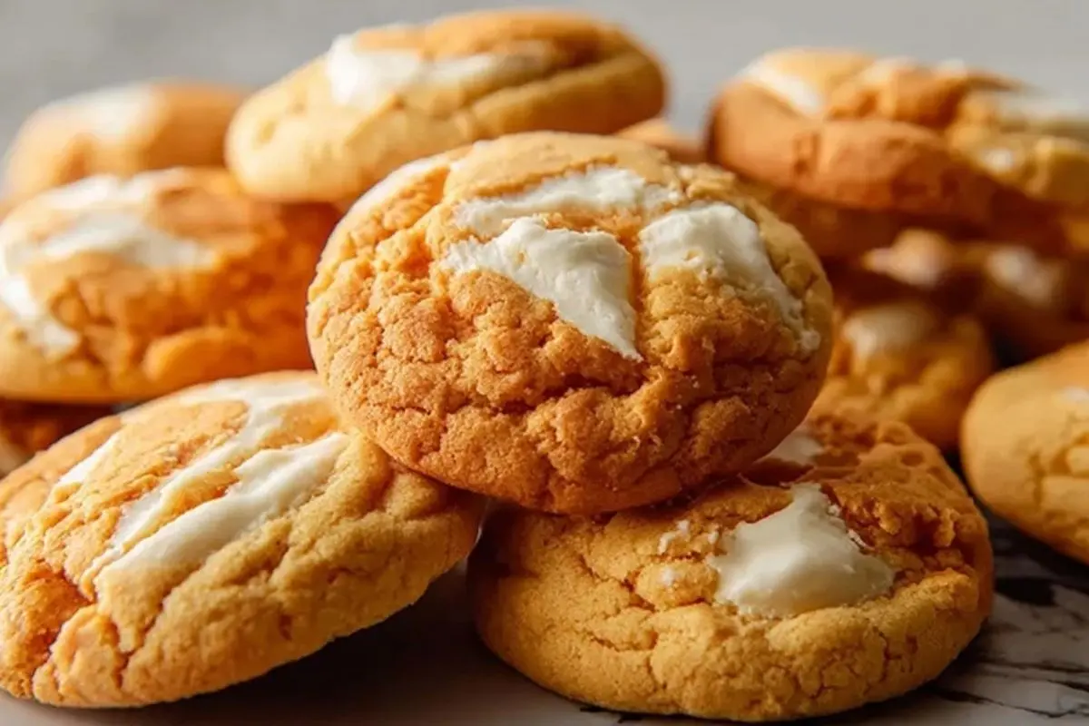 Pumpkin Cheesecake Cookies