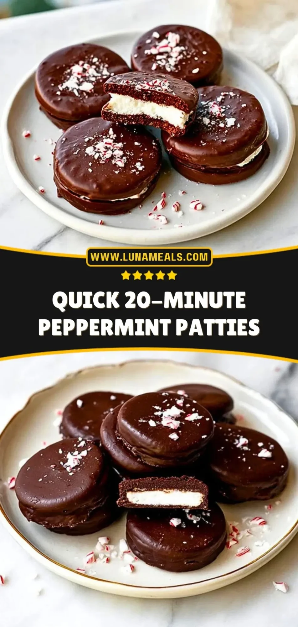 Quick 20-Minute Peppermint Patties (3)