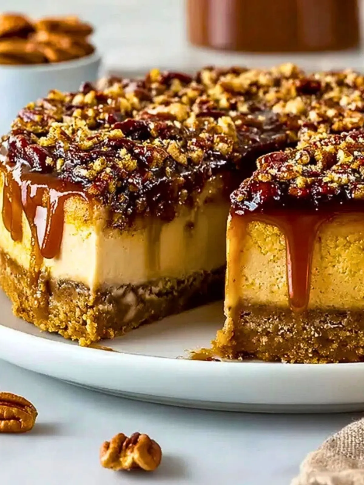 Rich Pecan Pie Cheesecake (1)