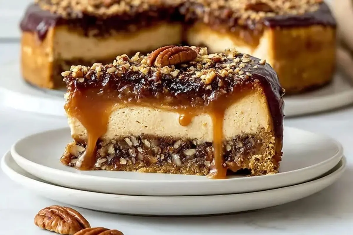 Rich Pecan Pie Cheesecake