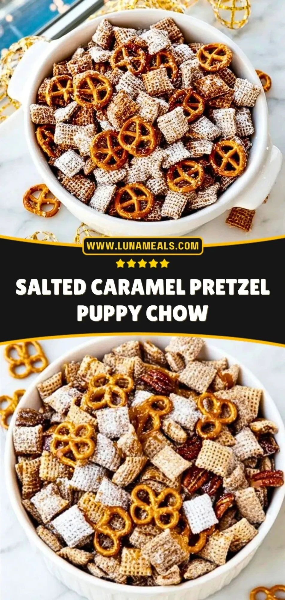 Salted Caramel Pretzel Puppy Chow (3)
