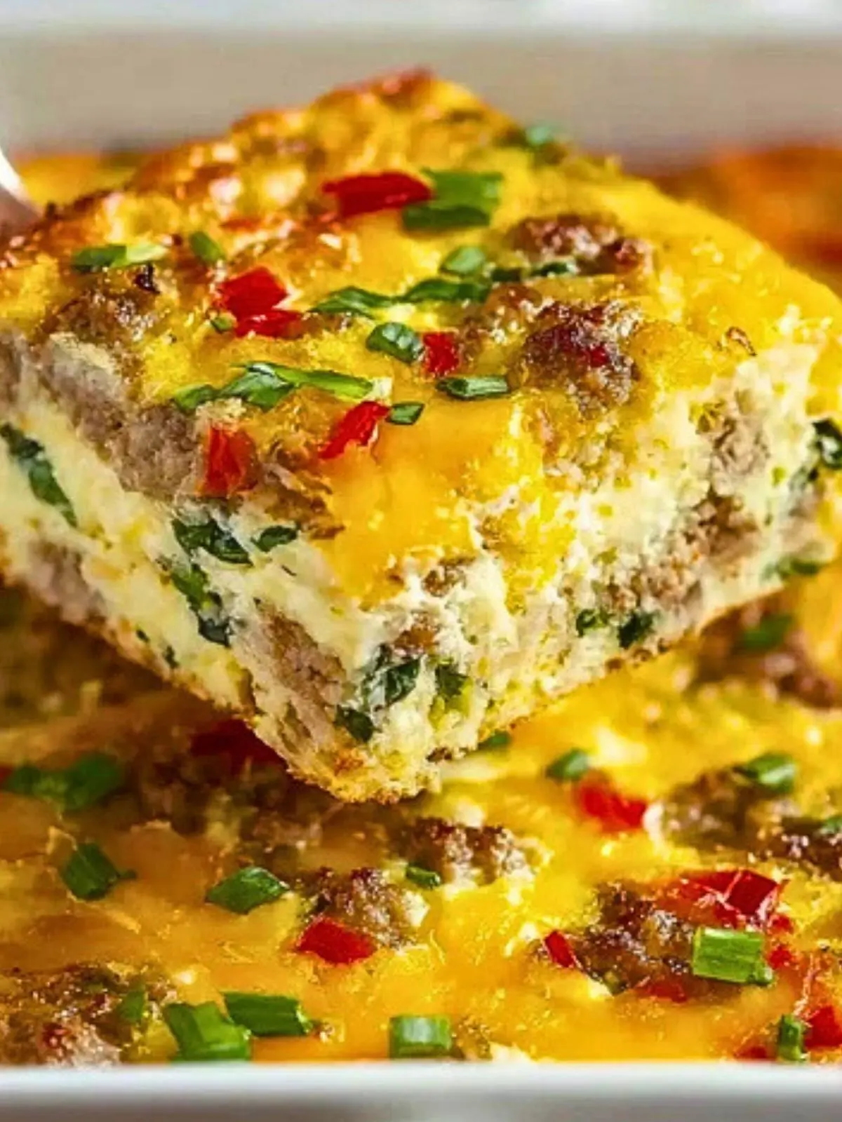 Sausage, Egg And Hash Brown Breakfast Casserole (1)