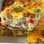 Sausage, Egg And Hash Brown Breakfast Casserole