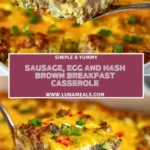 Sausage, Egg And Hash Brown Breakfast Casserole (2)