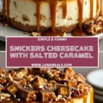 Snickers Cheesecake with Salted Caramel (2)