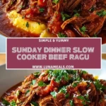 Sunday Dinner Slow Cooker Beef Ragu (2)