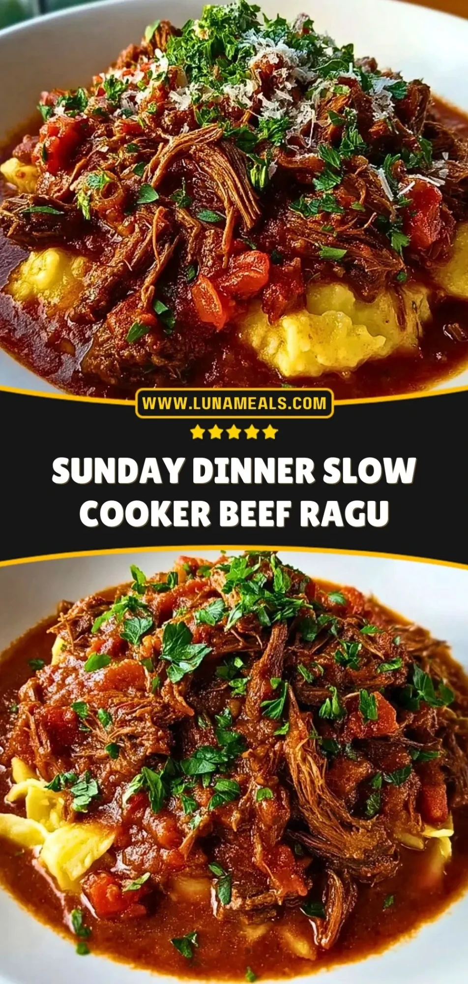 Sunday Dinner Slow Cooker Beef Ragu (3)