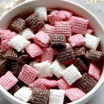 Sweet & Easy Neapolitan Puppy Chow Snack Mix