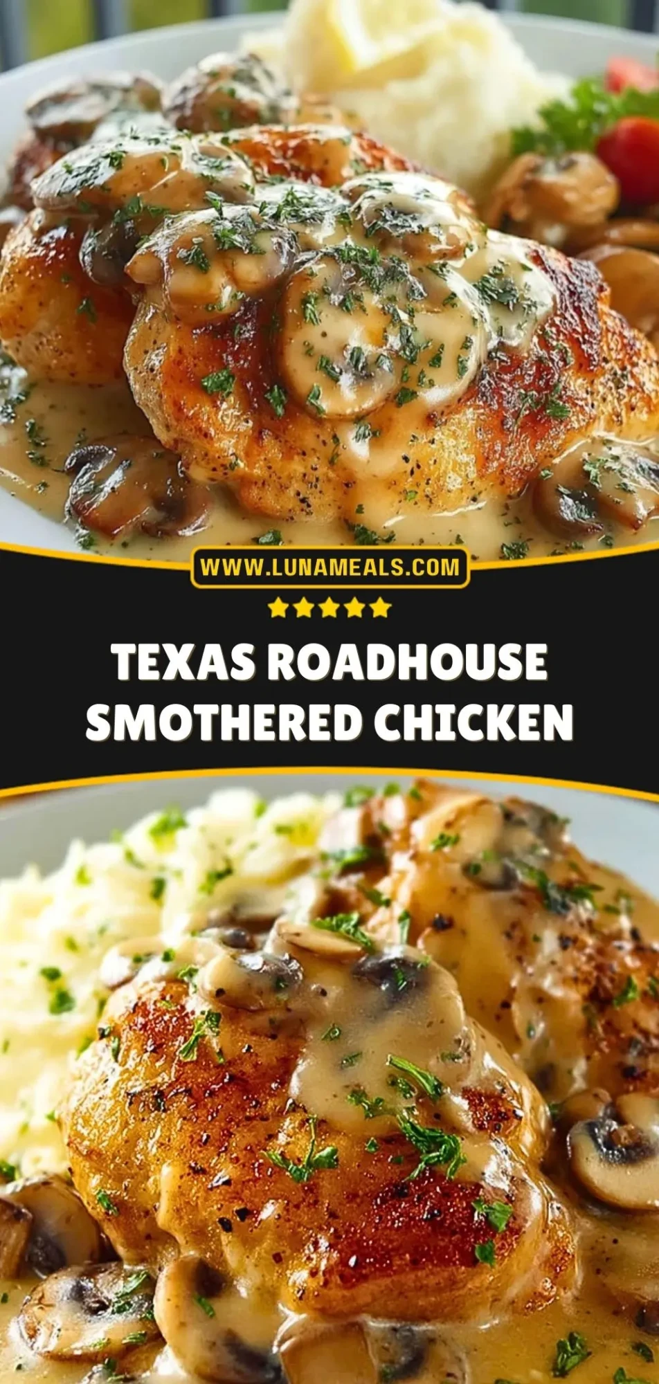 Texas Roadhouse Smothered Chicken (3)