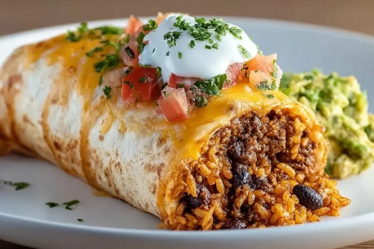 The Ultimate Stuffed Beef Burrito