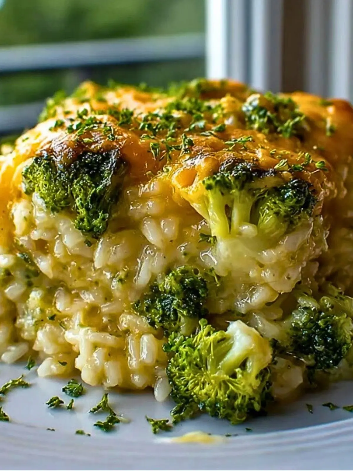 Easy Broccoli Cheese Rice Casserole (1)