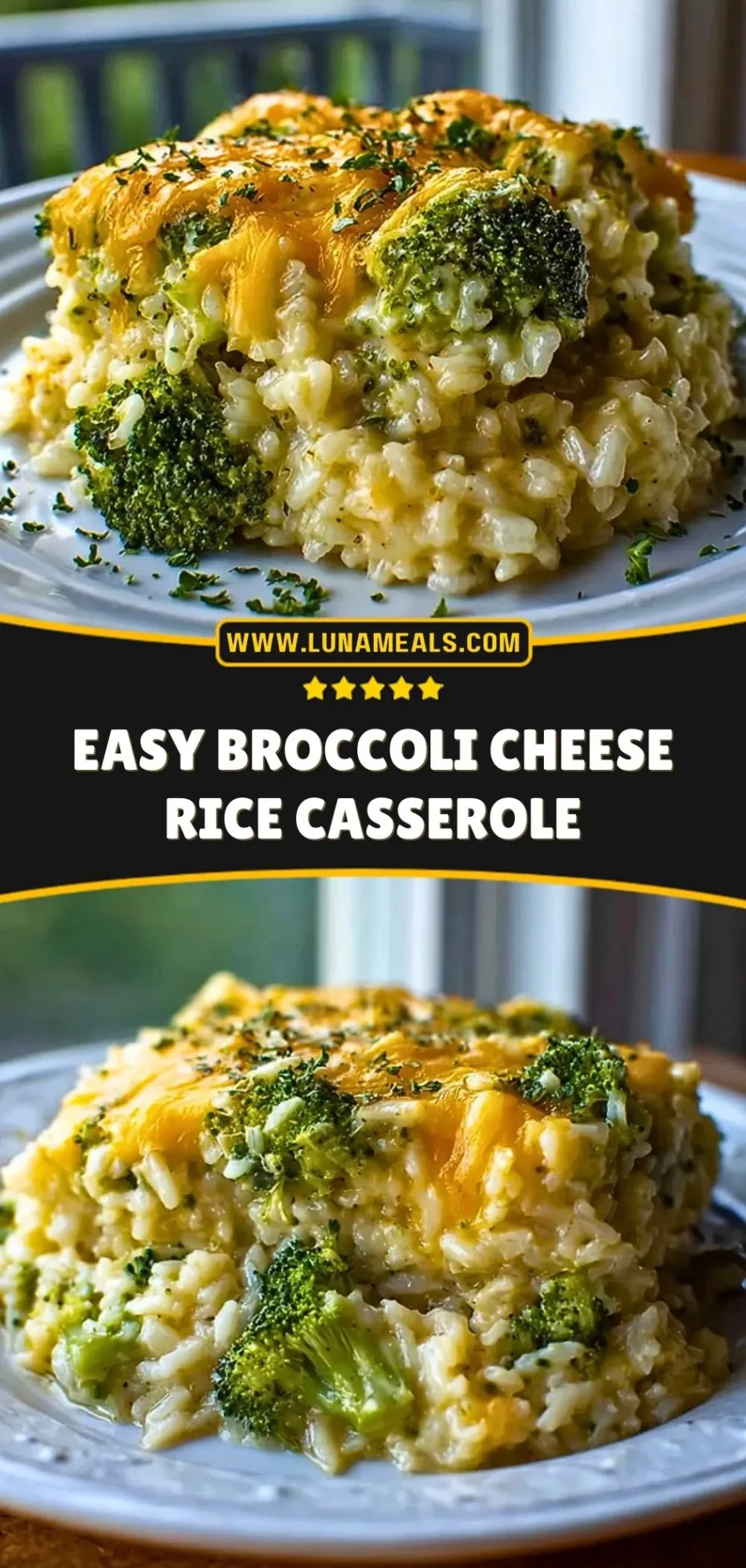 Easy Broccoli Cheese Rice Casserole (3)