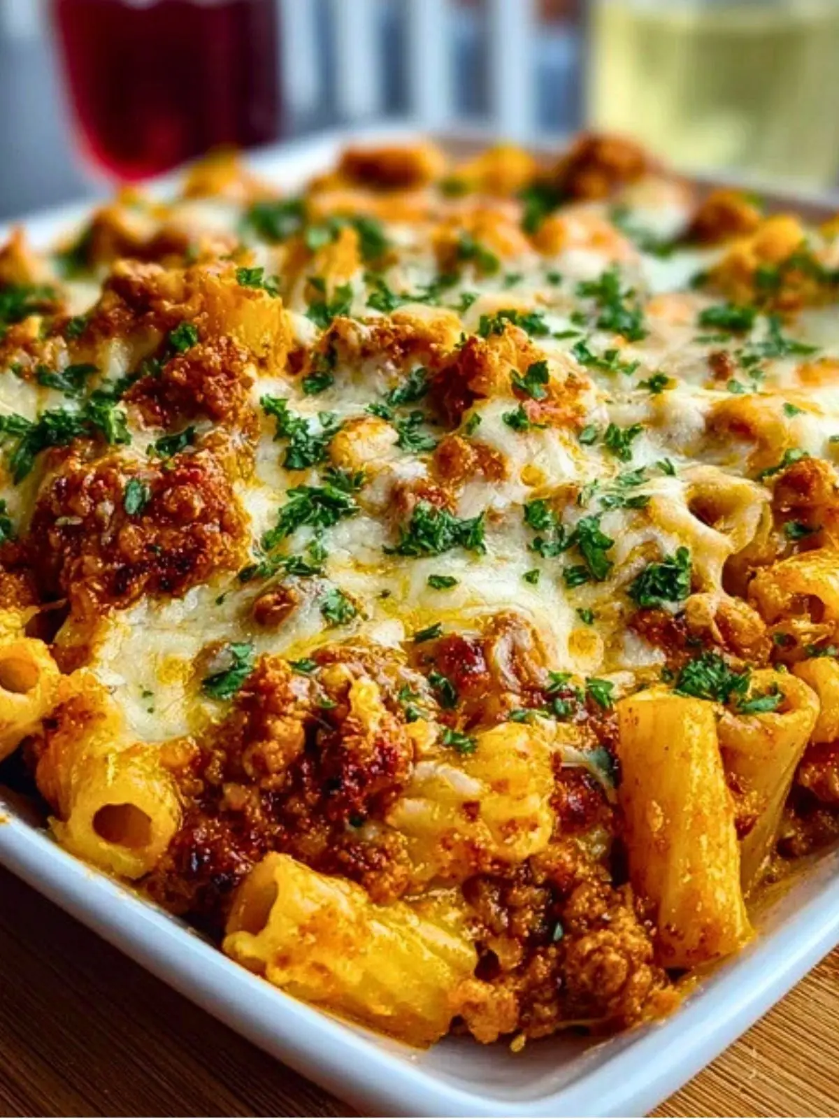 Homemade Ground Turkey Pasta Bake (1)