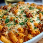 Homemade Ground Turkey Pasta Bake
