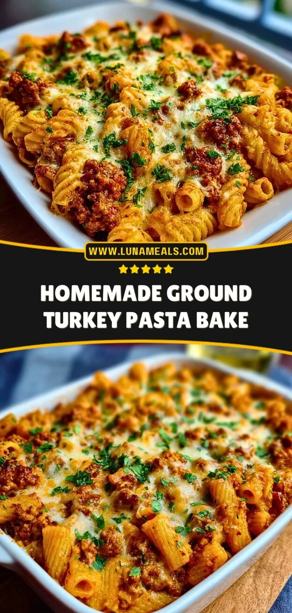 Homemade Ground Turkey Pasta Bake (3)