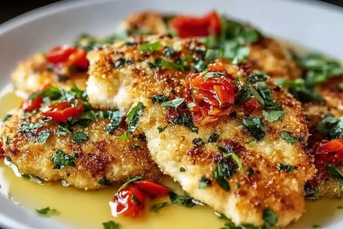 Cheesecake Factory Crusted Chicken Romano