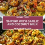 Shrimp with Garlic and Coconut Milk (2)