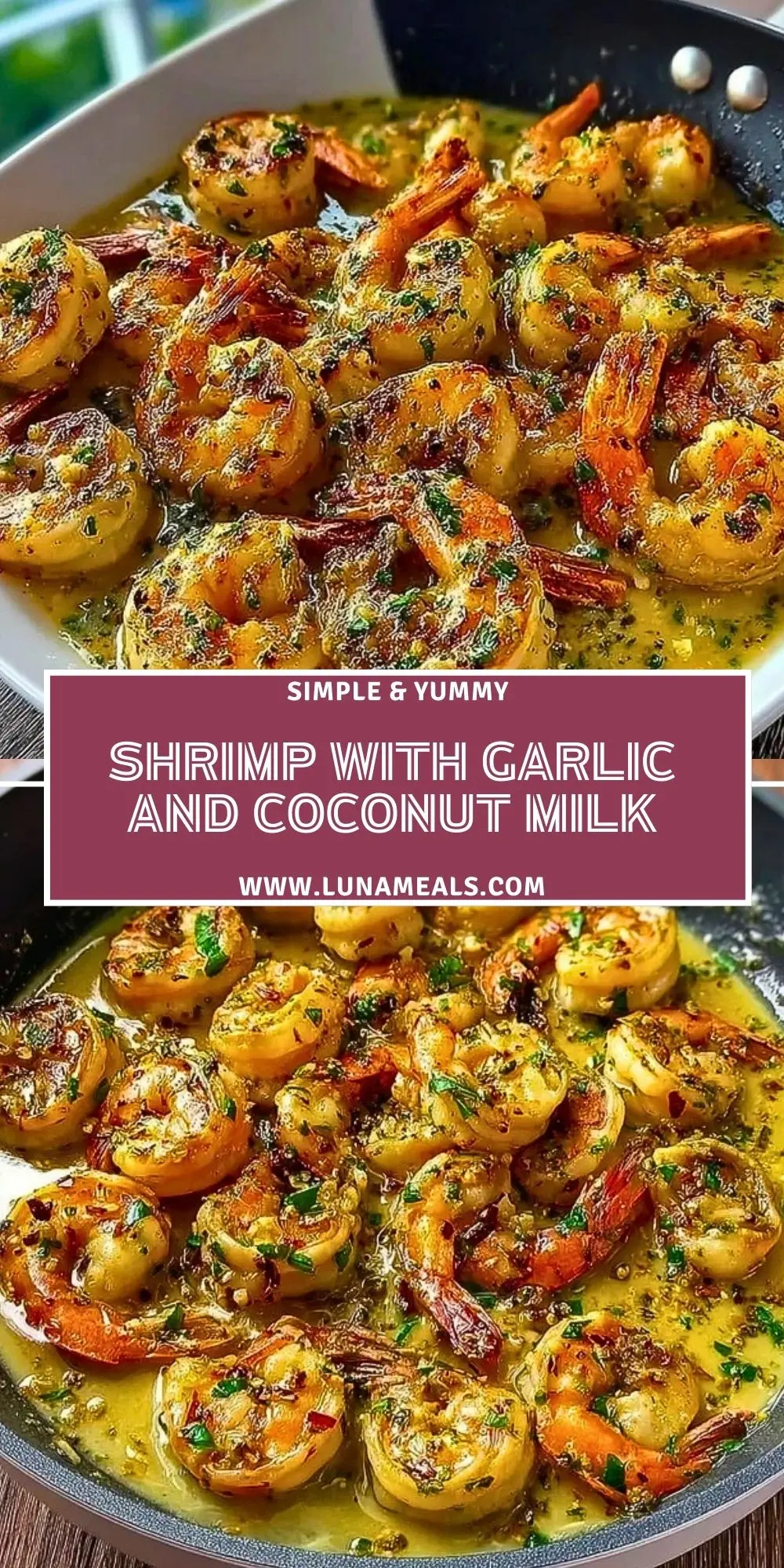 Shrimp with Garlic and Coconut Milk (2)