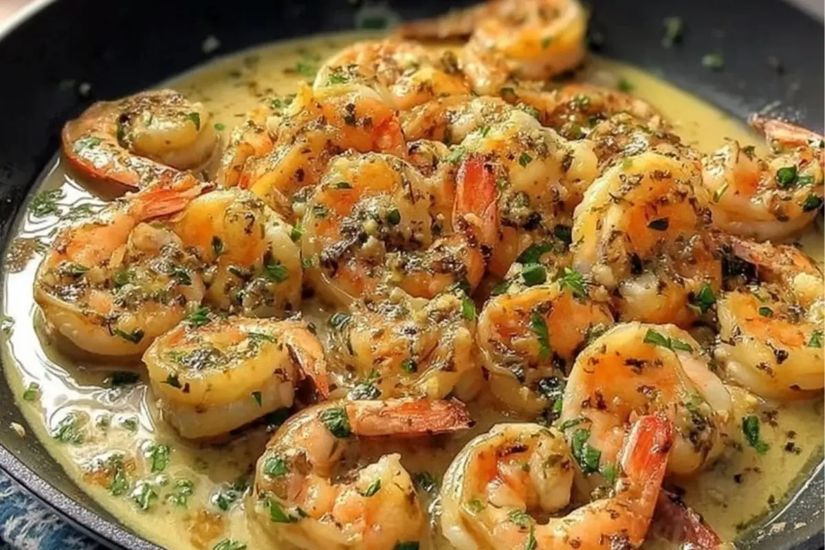 Shrimp with Garlic and Coconut Milk